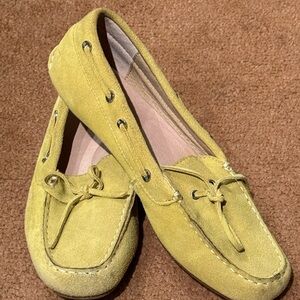 Women’s Lands’ End Green Slip-on Shoes